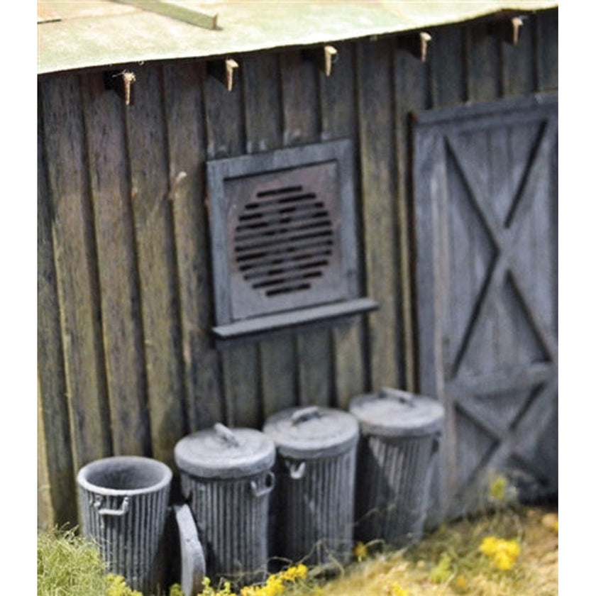 Bar Mills Scale Models 02015 HO Window Vent Fans Pkg of 8 KIT NIB