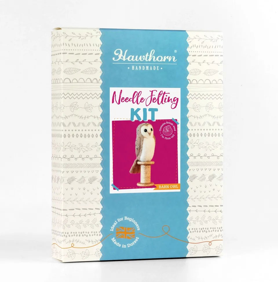 Hawthorn Handmade - Barn Owl Needle Felting Kit