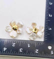 Baroque Pearl Earrings Female European And American Temperament Personality Flower Stud Earrings