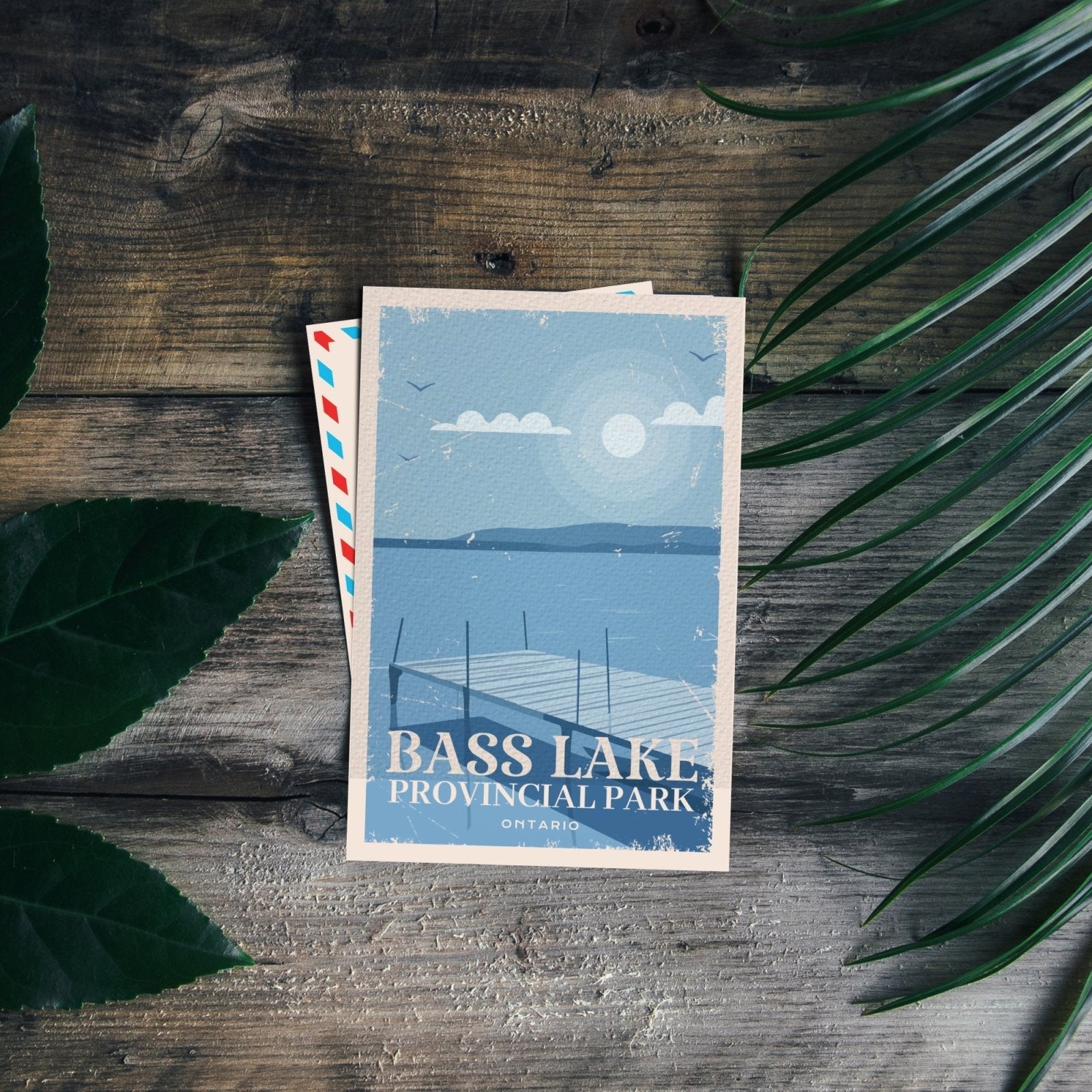 Bass Lake Ontario Provincial Park Postcard, Canada Parks