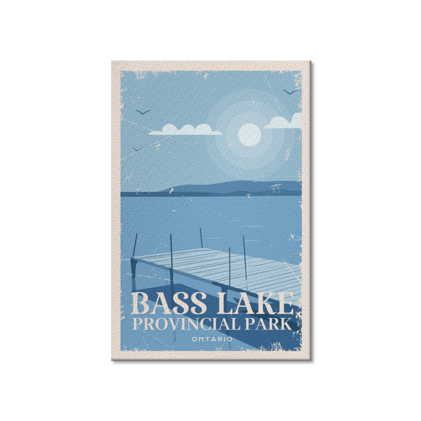 Bass Lake Ontario Provincial Park Postcard, Canada Parks
