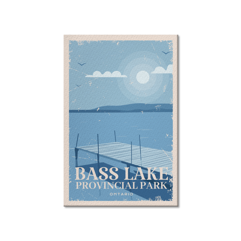 Bass Lake Ontario Provincial Park Postcard, Canada Parks