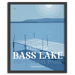 Bass Lake Provincial Park 'Explored' Poster, Canada Parks