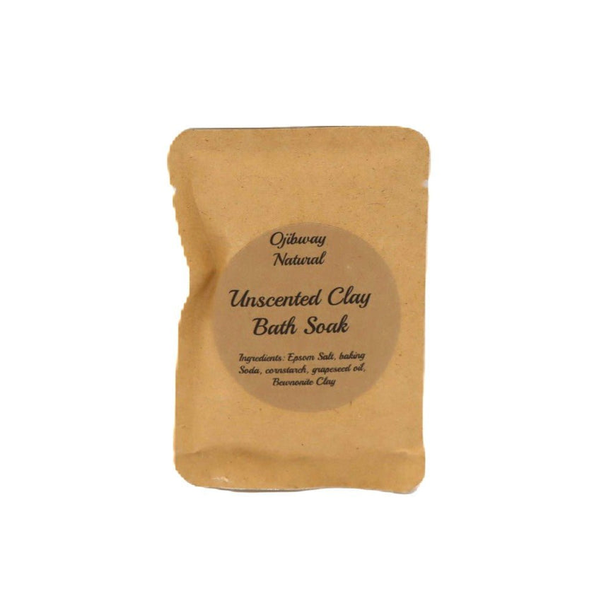 Bath Soak Singles - Unscented Clay