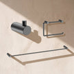 Bathroom Hardware Set with Towel Bar, Paper Holder & Robe Hook