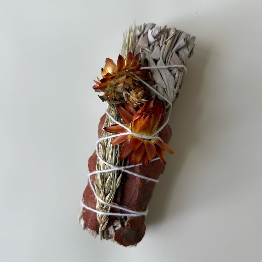 Bâton de sauge blanche | Immortelles + orge