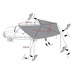 BatShade AO 270° LED Rooftop Awning | Waterproof Batwing Shade