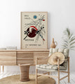 Bauhaus Art Print: Beige & Black Mid-Century Modern Giclee