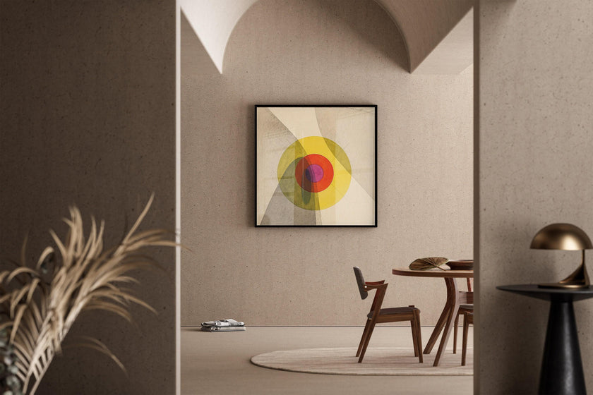 Bauhaus Art Print: Joost Schmidt Mid-Century Modern Giclee on Hahnemuhle Paper (1x1)