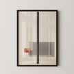 Bauhaus Art Print: L√°szl√≥ Moholy-Nagy Red Grey Giclee Print