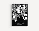Bauhaus Ausstellung Black (Waves) PRINT | Vintage Mid-century Modern Poster (Available handframed or unframed)