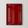 Bauhaus Der Punkt (The Dot) Giclee Print: Mid-Century Modern Red & White Art