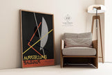Bauhaus Exhibition Poster: Laszo Moholy-Nagy Geometric Art Print
