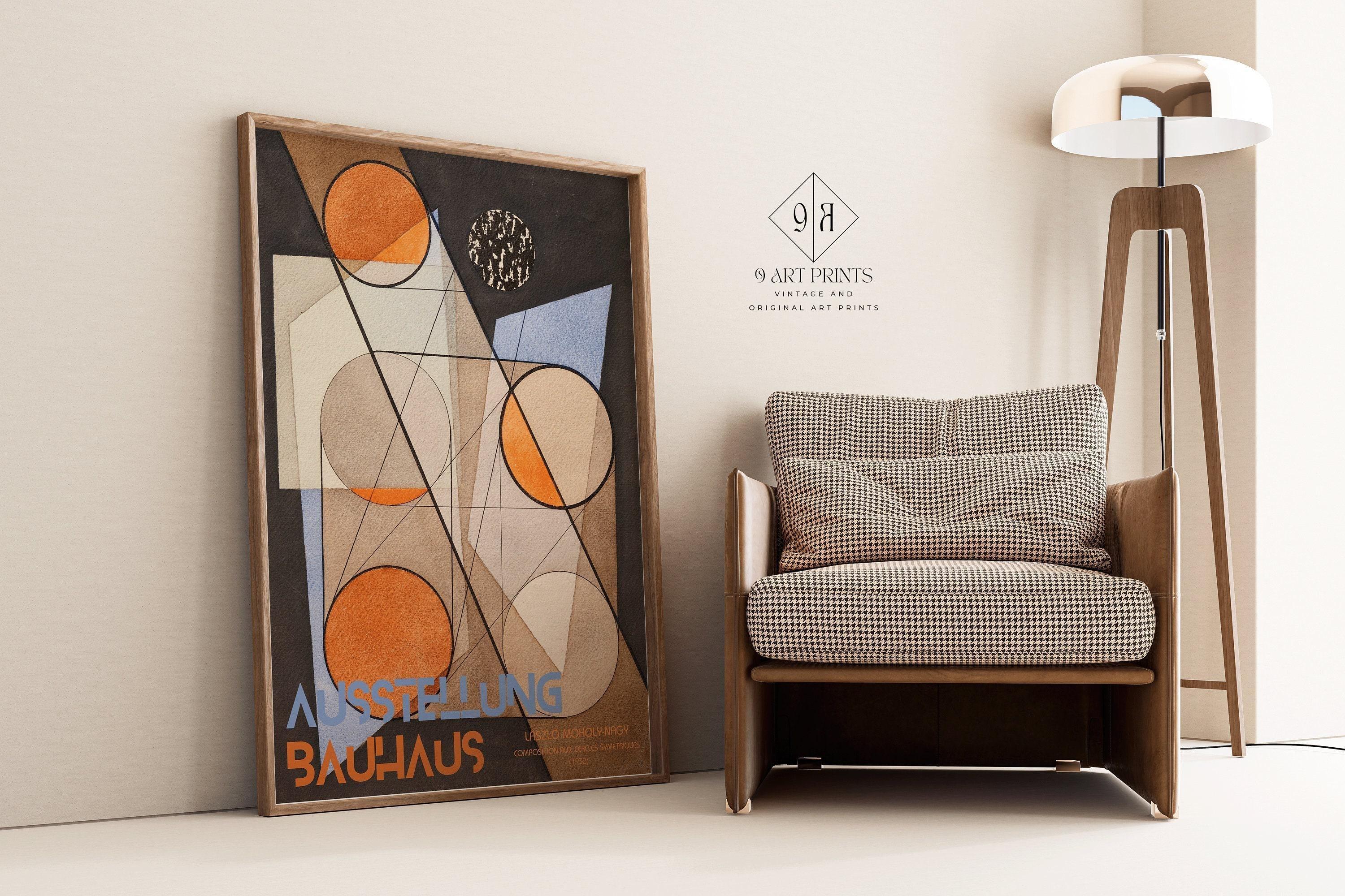 Bauhaus Exhibition Poster: L√°szl√≥ Moholy-Nagy Geometric Art Print
