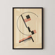 Bauhaus Exhibition Poster: Vintage Mid-Century Modern Art Print