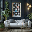 Bauhaus Geometric Art Print: Mid-Century Modern Giclee