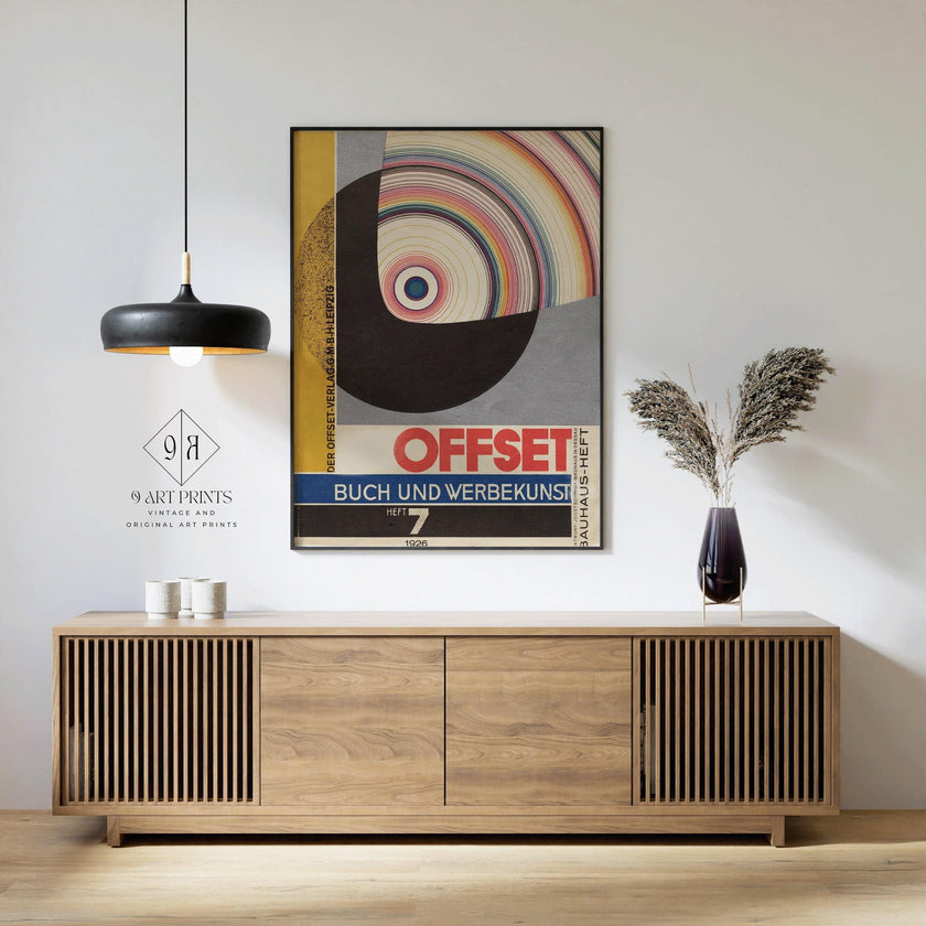 Bauhaus Magazine Cover Art Print: Joost Schmidt Mid-Century Modern