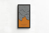 Bauhaus Ochre Waves Art Print: Mid-Century Modern Giclee