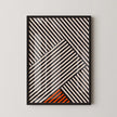 Bauhaus Poster - Stripes PRINT | Mid-century modern art print (available handframed or unframed)