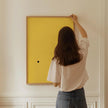 Bauhaus 'The Dot' Giclee Print: Mid-Century Modern Art, Yellow & Black