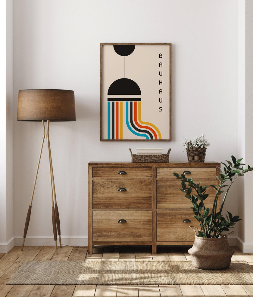 Bauhaus 'The Lamp' Art Print: Mid-Century Modern Giclee