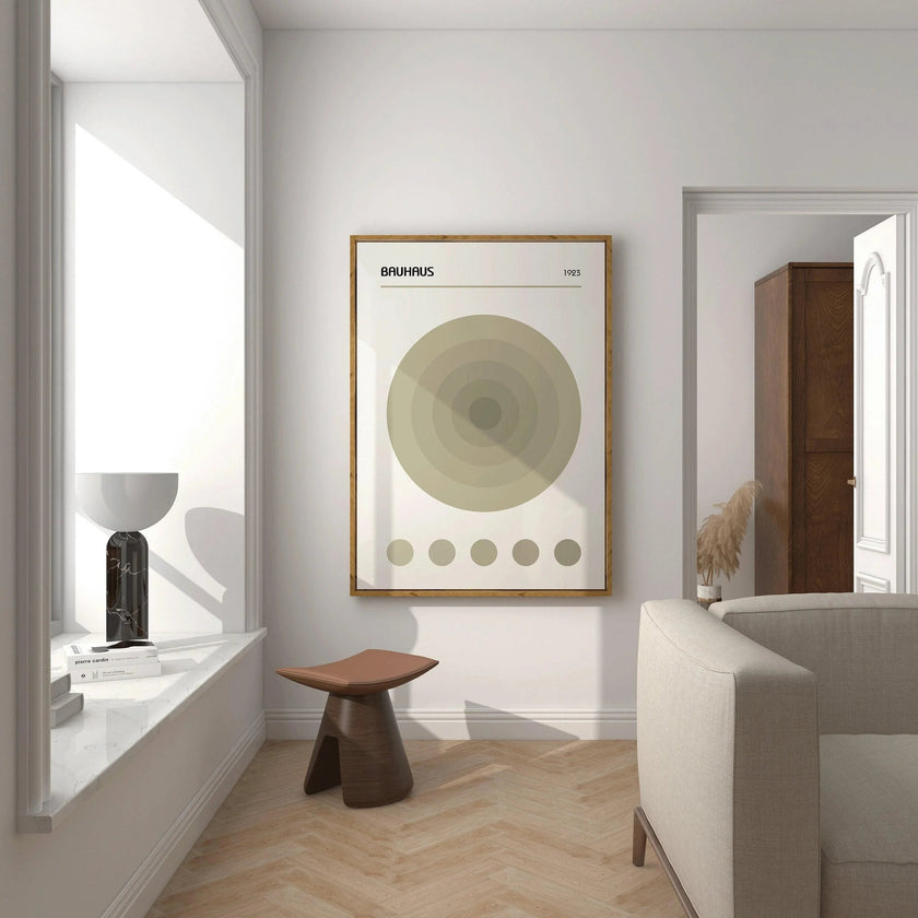 Bauhaus 'The Target' Art Print: Mid-Century Modern Giclee