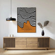 Bauhaus Waves Art Print: Mid-Century Modern Home Decor (Available Framed)