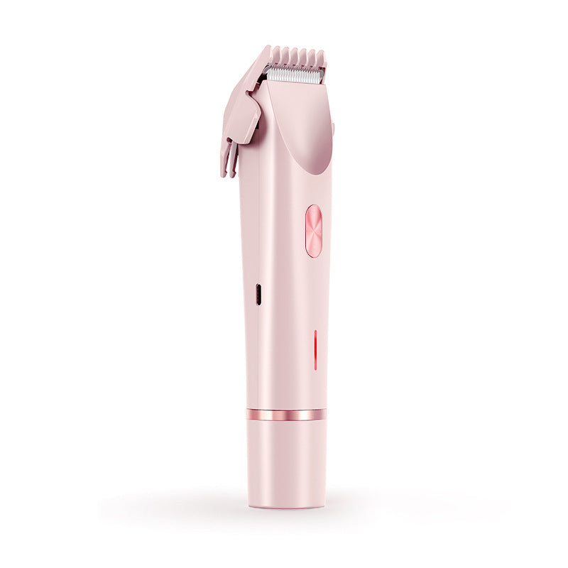 Women's 2-in-1 Electric Shaver & Bikini Trimmer – Wet/Dry Body Hair Razor (Pink, Blue, Purple)
