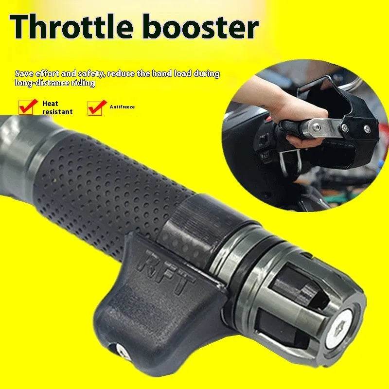 Motorcycle Throttle Grip CNC Aluminum Lock Assist Retainer Universal Cruise Control Bike Throttle Wrist Grip Handle Bar