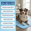 Pet Ice Silk Cooling Mat for Dogs & Cats – Breathable, Anti-Slip Summer Pad