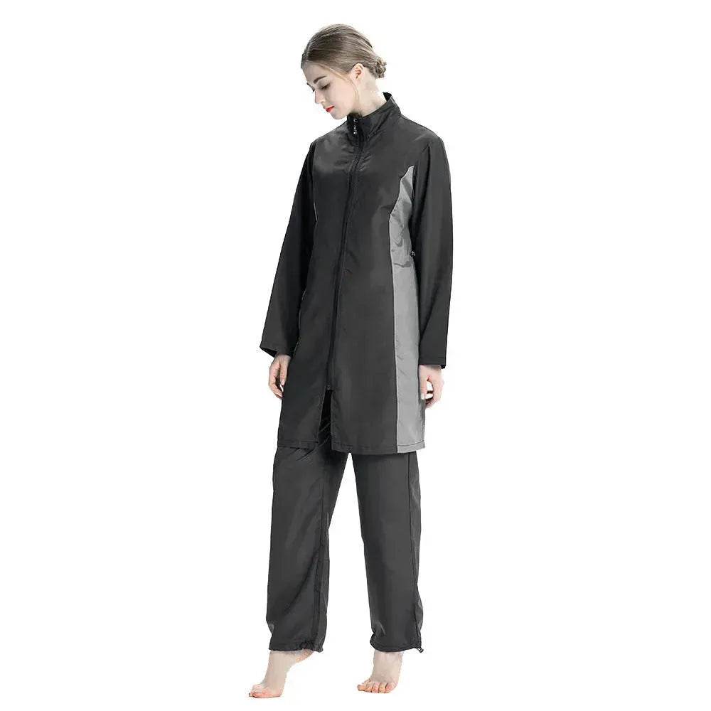 ArabSwimsuit Southeast Asia Hui Conservative Three-piece Suit Sportswear Swimming Suit
