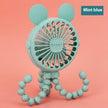 USB Powered summer heat Handheld fan with stand and Night light