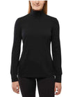 Kombi Women's Turtleneck Long Sleeve Casual Apres Ski Layer Tops Size: Large