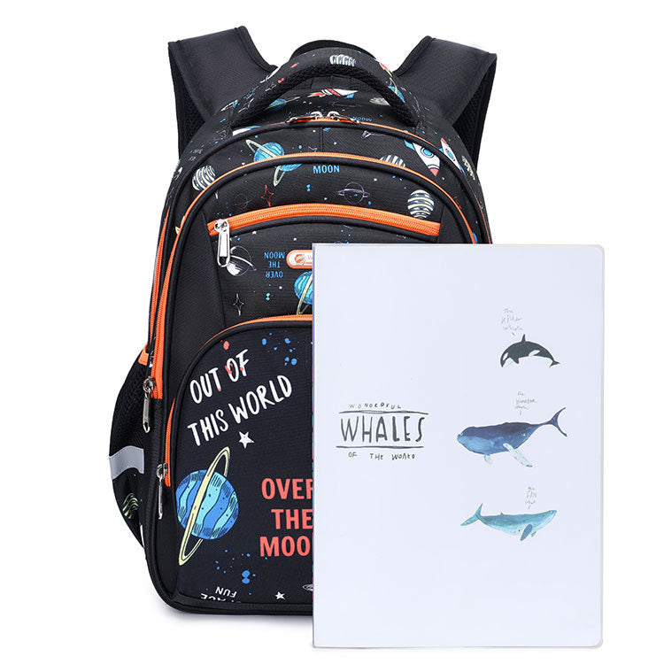 Kids Space Rocket School Backpack – Large Capacity 16