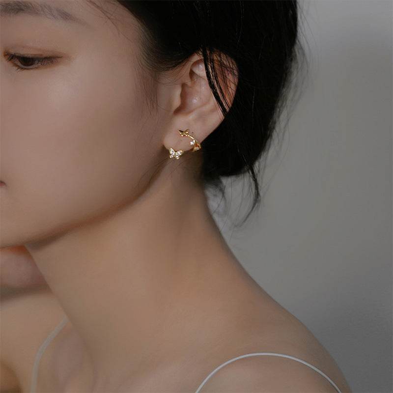 Female Cute Butterfly Earrings Jewelry