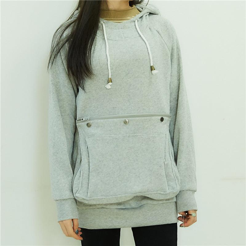 Women's Cat Print Pullover Hoodie Sweatshirt for Pet Lovers