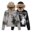 Men's High Street Hoodie Coat - Loose Fit Cardigan Jacket