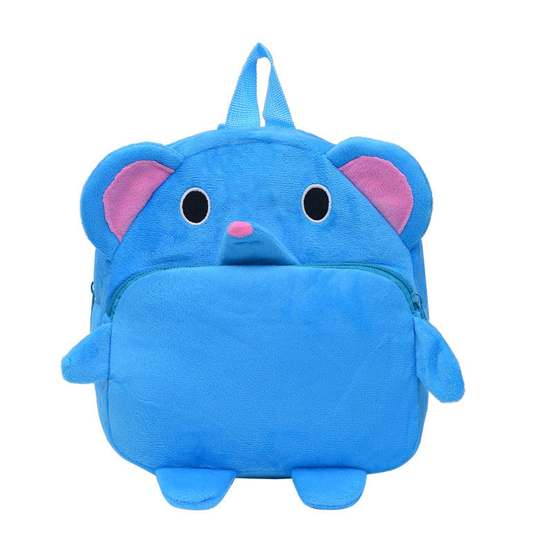 Cute Animal Plush Mini Backpack for Toddlers & Kids – Soft Cartoon School Bag