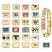 Gold Enamel DIY Pendant Charm – Bracelet Necklace Anklet Accessory