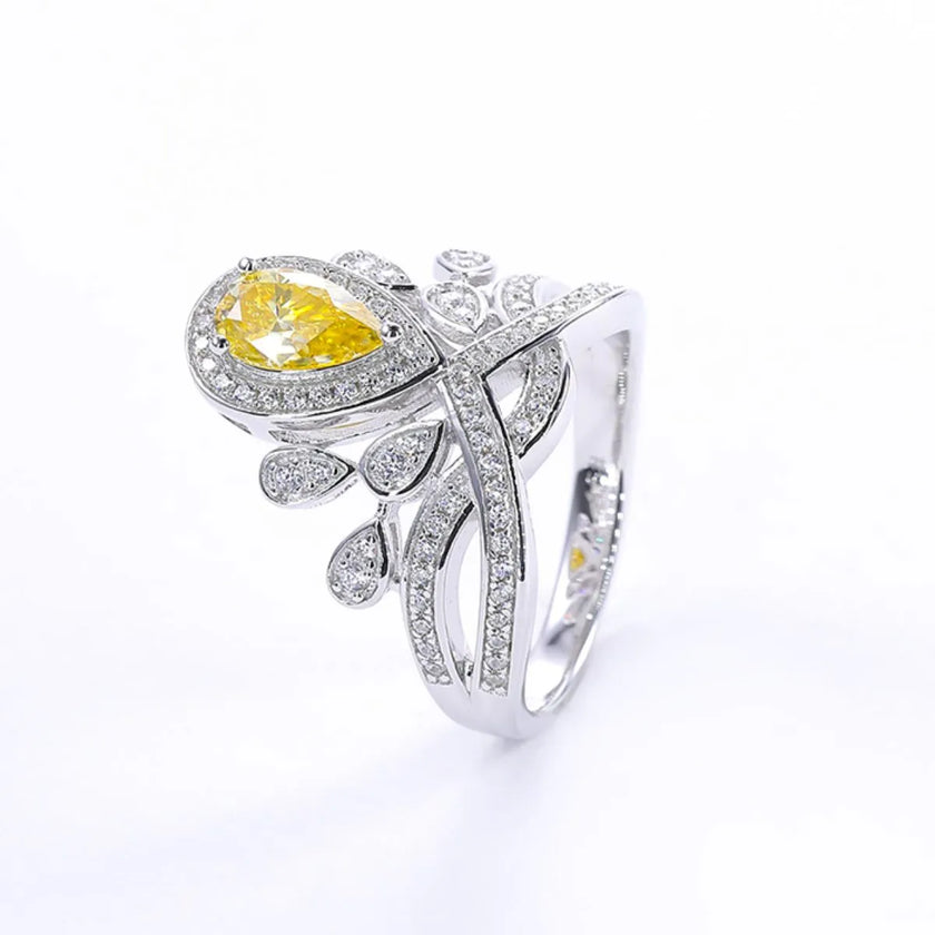 1 Carat Moissanite 925 Sterling Silver Ring