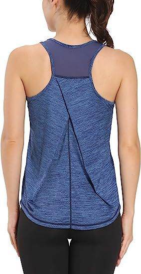 Mesh Yoga Sports Running Vest Sleeveless Workout Tank top women
