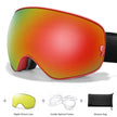 Men's And Women's Anti-fog Card Myopia Glasses Coated Large Spherical Eye Protection Ski Mountaineering Equipment