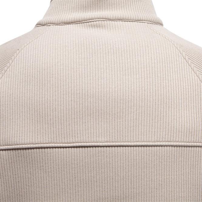 European And American Half Zipper Sweater Stand-up Collar All-match Fleece Men's Sweater Top