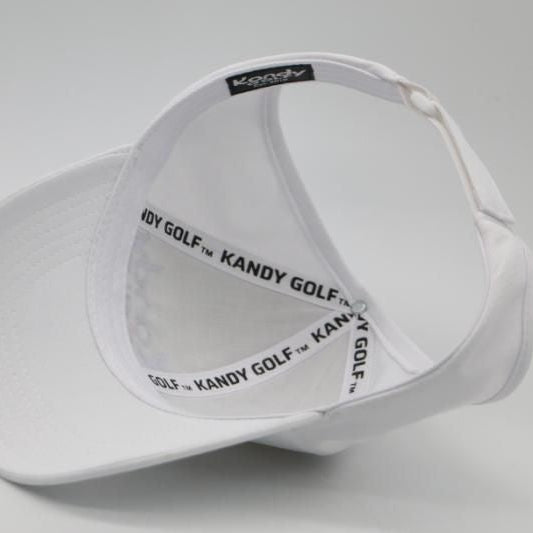 Kandy Golf Assorted 1/4 Visor, Open back Hats