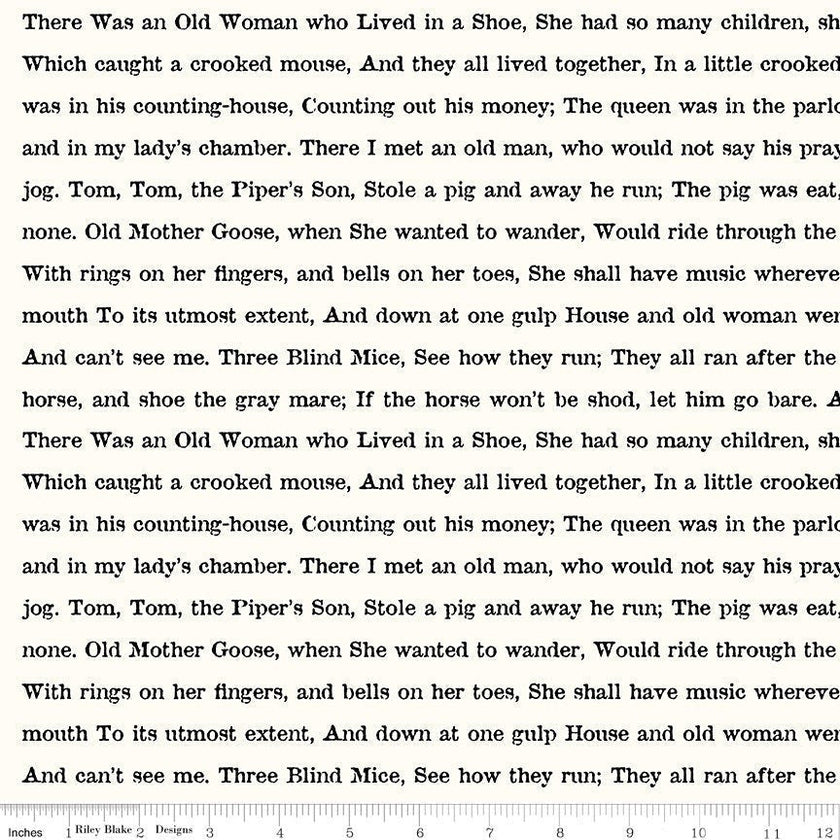 Goose Tales -  White Text  by J Wecker Frisch