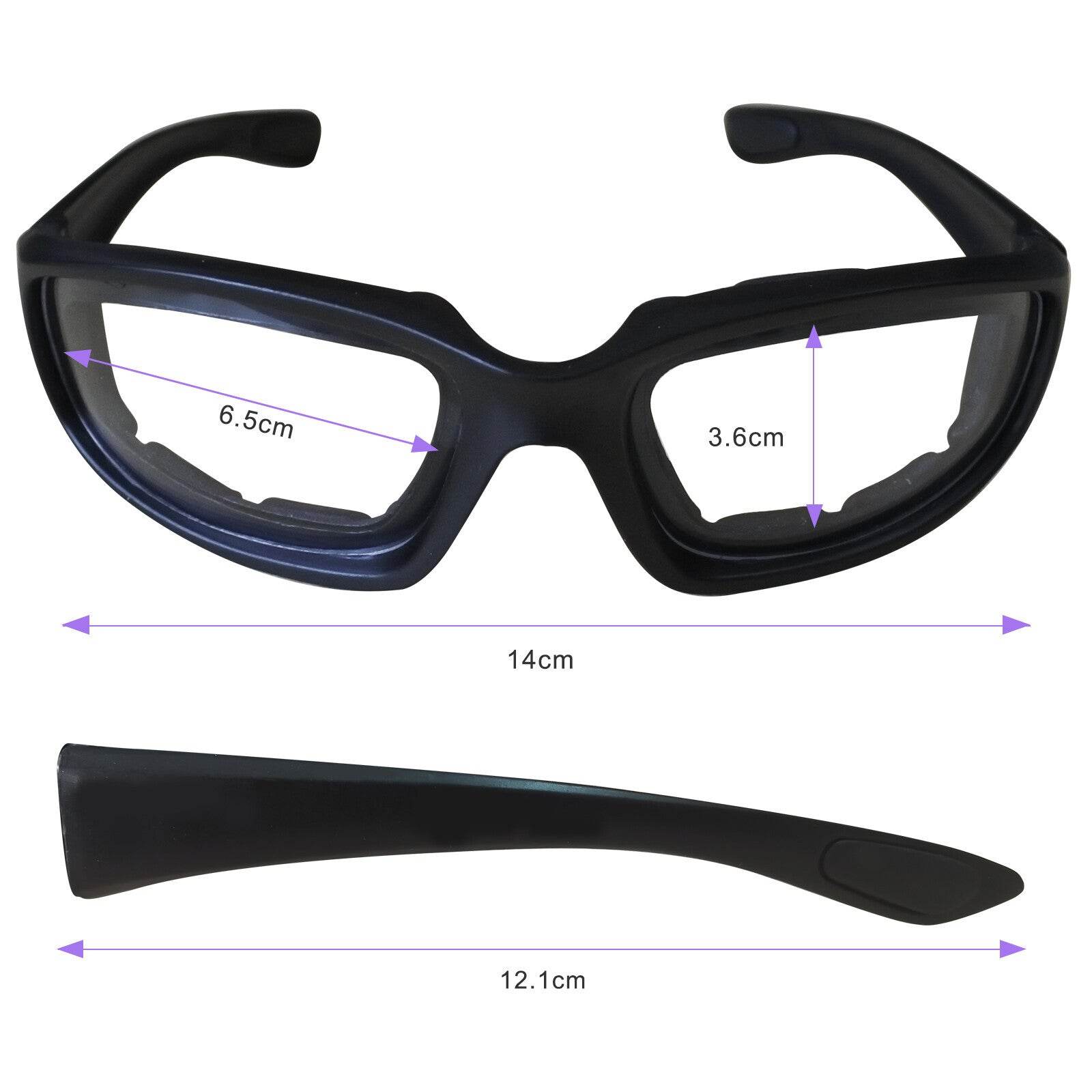 Cycling Sunglasses Chopper Outdoor Sports Glasses For Men Women Wrap Around UV400 Protection For Fishing Driving Glasses Windproof Clear Lens