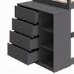 Barney Twin Bunk/Loft Bed W/Drawers & Storage - Grey