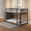 Barney Twin Bunk/Loft Bed W/Drawers & Storage - Grey