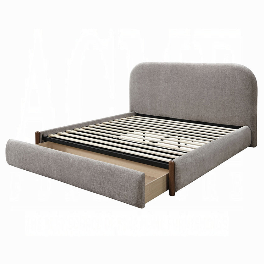 Tozko Platform Storage Bed - Grey