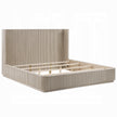Chianti Luxury Chanel Detail Bed - Light Oak